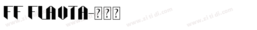 FF Flauta字体转换